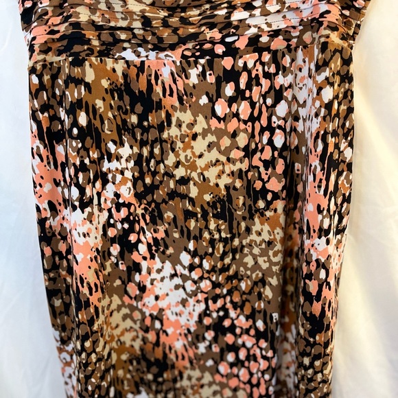 Attention Multicolor Animal Print A-Line Mini Skirt Size Small Fall Feminine - Picture 3 of 7
